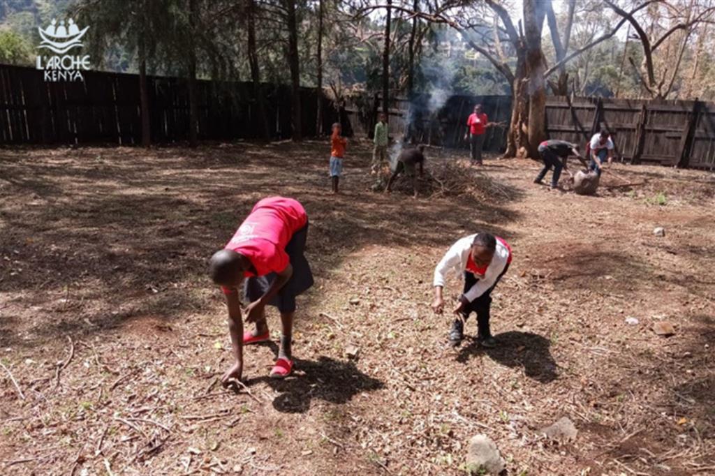 un'immagine della comunità dove opera l'organizzazione Saint Martin in Kenya