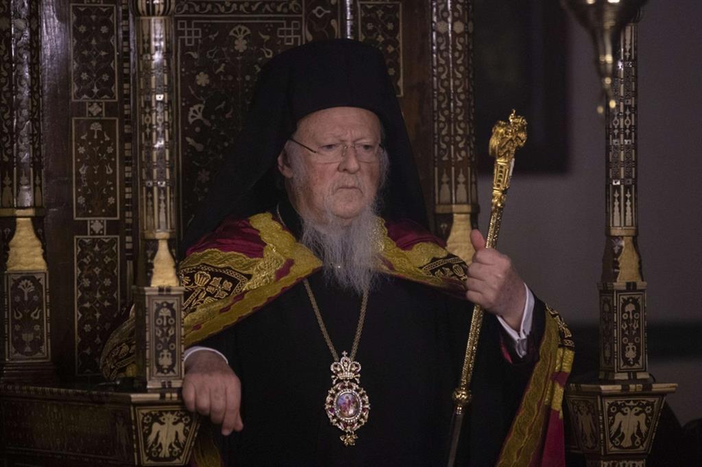 Il patriarca ecumenico Bartolomeo Il leader ortodosso ha aderito alla Giornata di preghiera e digiuno  promossa dall’Alto Comitato per la fratellanza umana
