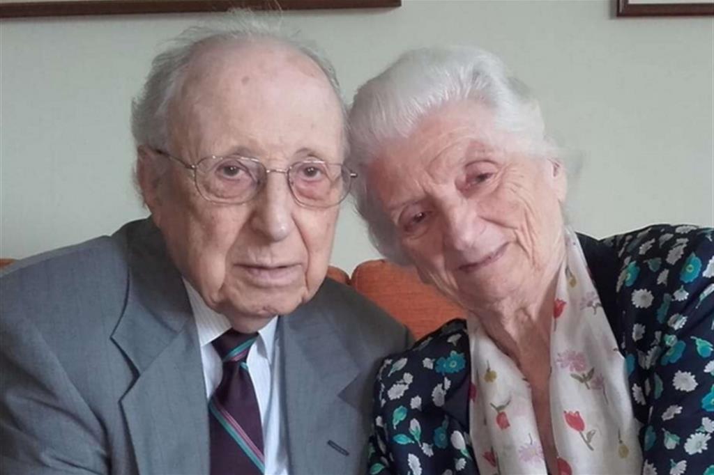Giampaolo Baschetti e la moglie Marcella si preparano a festeggiare i 67 anni di matrimonio