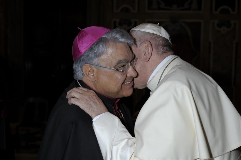 Papa Francesco con monsignor Semeraro