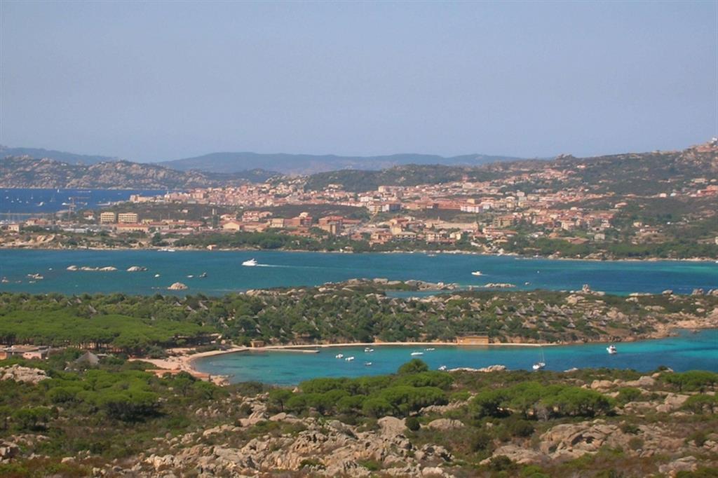 Panorama dell'Isola della Maddalena, in Sardegna