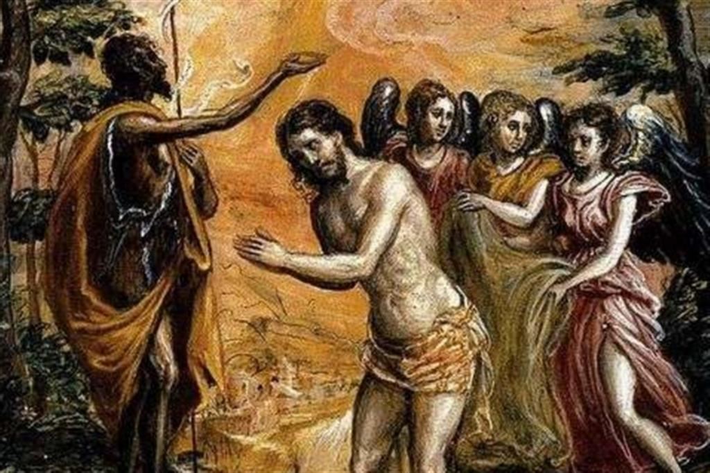 El Greco, “Il Battesimo di Cristo”