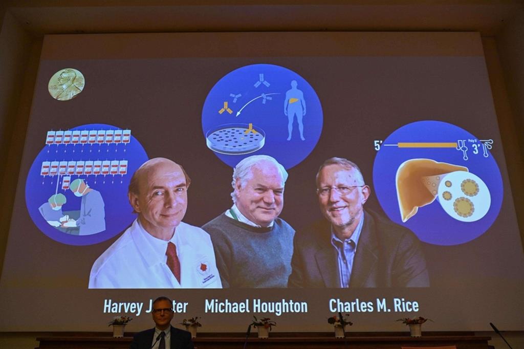 I tre vincitori del Nobel per la medicina 2020