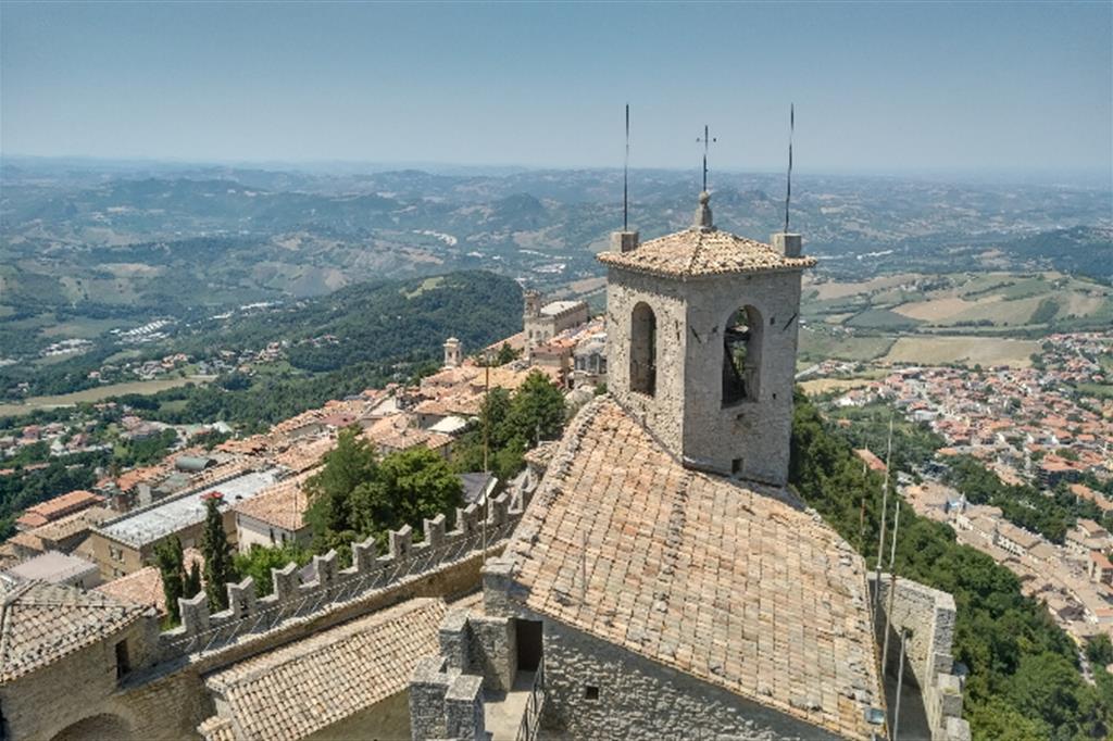 Una vista della Città di San Marino