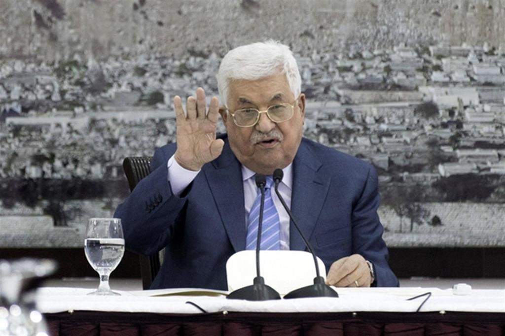 Il presidente dell' Anp, Abu Mazen
