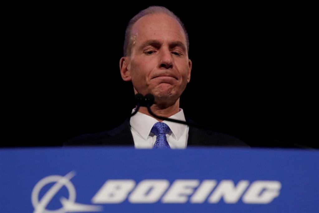 L'ex amministratore delegato di Boeing Dennis Muilenburg