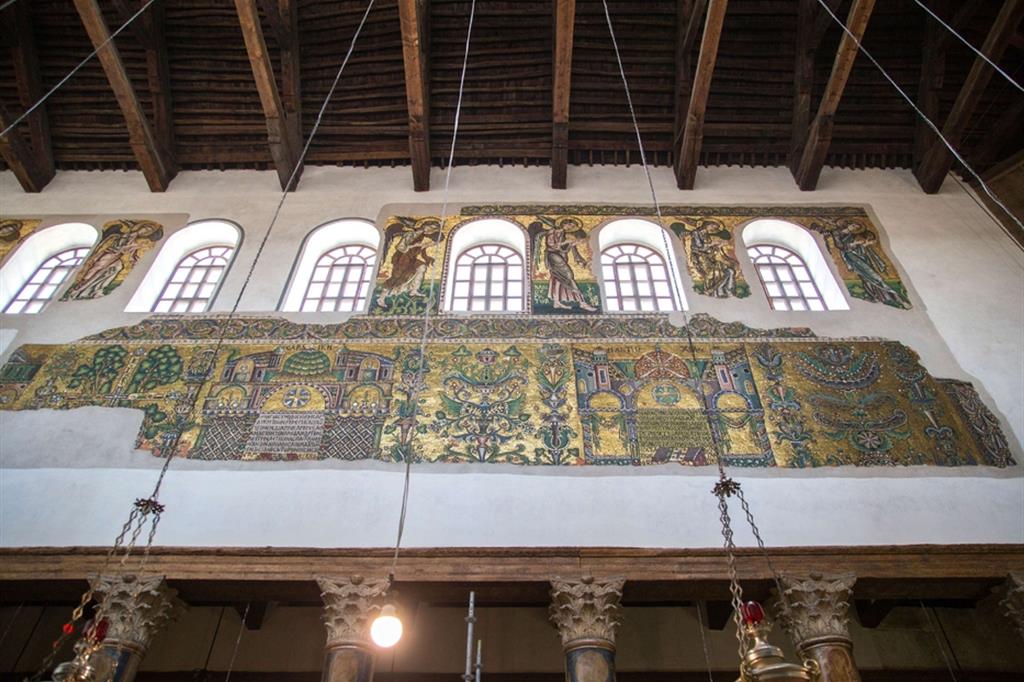 I mosaici restaurati nella Basilica della Natività