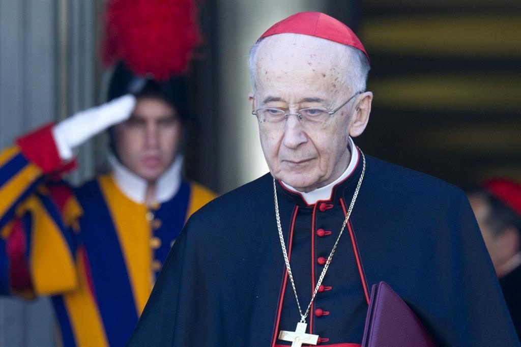 Il cardinale Camillo Ruini in una foto del 2012