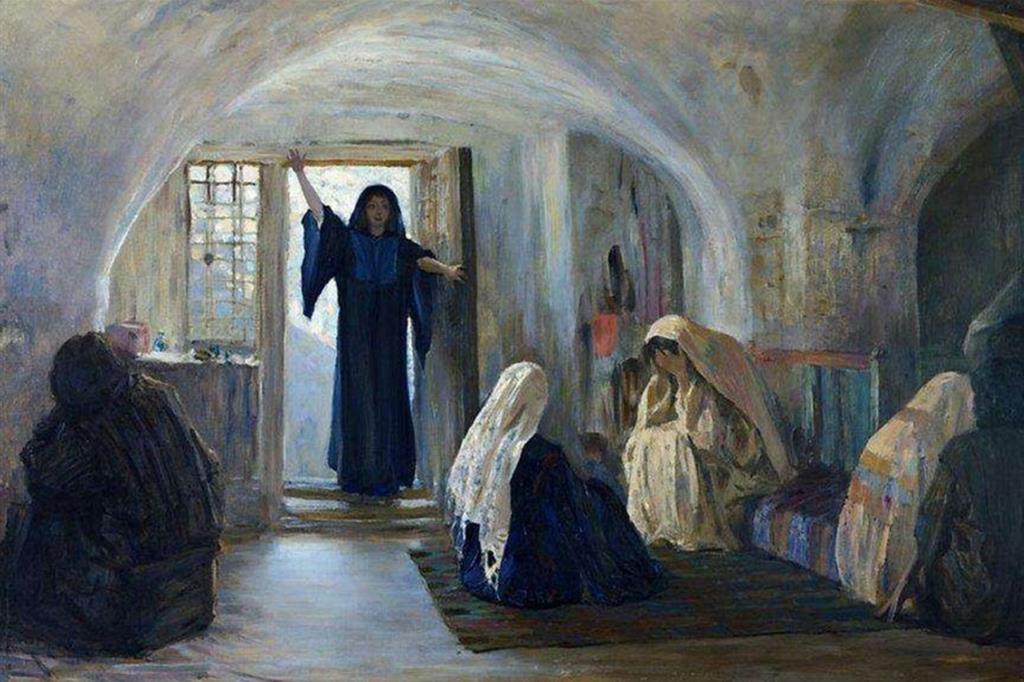Vasily Polenov, “Araldo di gioia a coloro che piangono”, 1900 circa