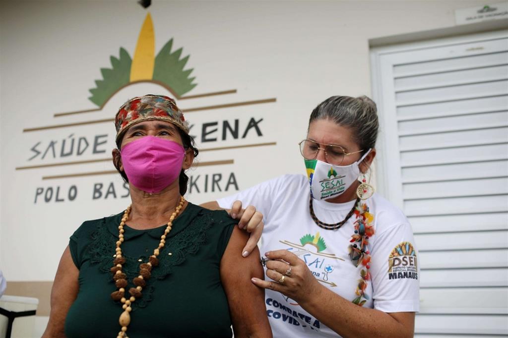 In Amazonas è stato vaccinato il 4,7% della popolazione