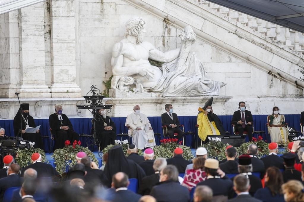 “Nessuno si salva da solo – Pace e fraternità”, incontro di preghiera per la pace promosso a Roma dalla Comunità di S.Egidio il 20 ottobre scorso