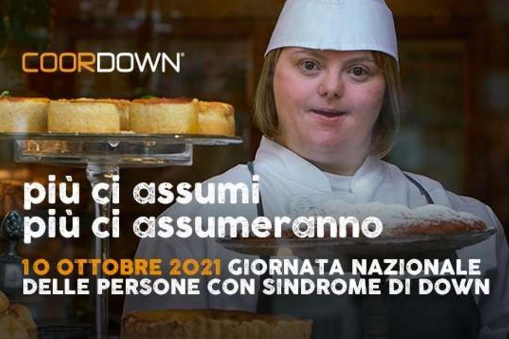 Il manifesto della Giornata delle persone Down - 10 ottobre 2021