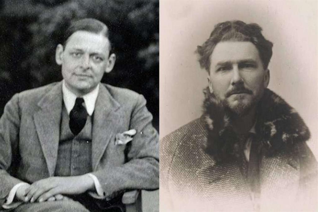 I poeti Thomas Stearns Eliot e Ezra Pound