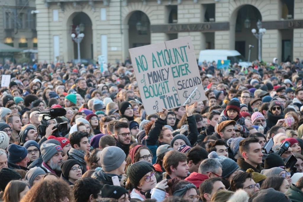 Una manifestazione per l’ambiente a Torino