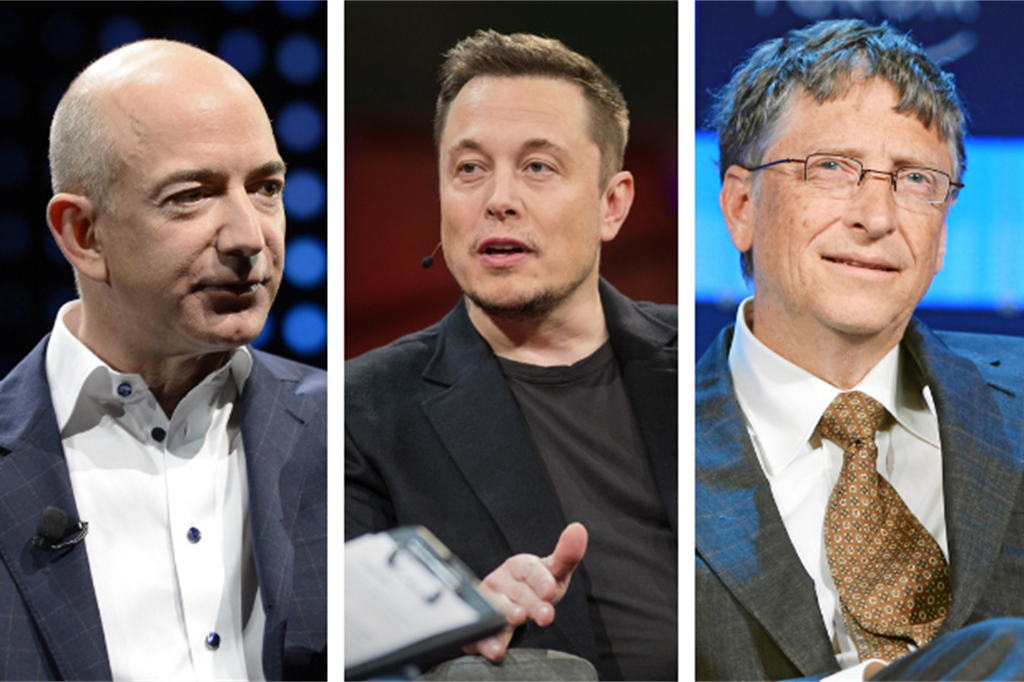 Jeff Bezos / Elon Musk / Bill Gates
