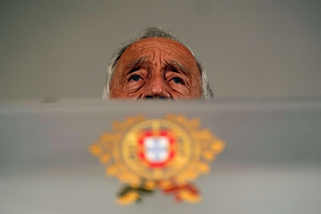 Il presidente portoghese Marcelo Rebelo de Sousa
