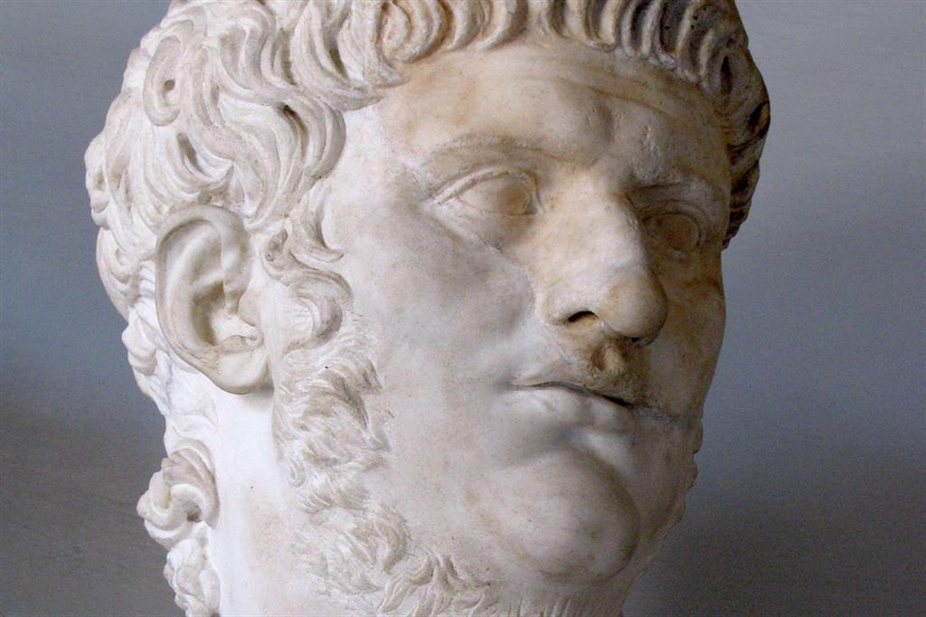 Il busto di Nerone dei Musei Capitolini, in prestito al British Museum di Londra per la mostra “Nero: the man behind the myth”