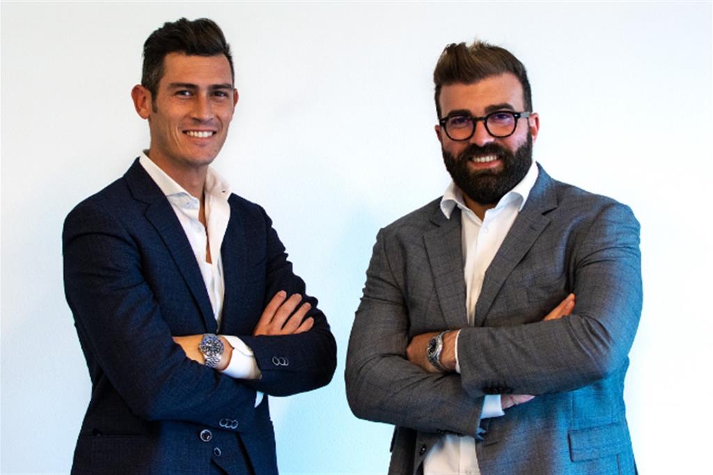 Tino Bassu e Domenico Mancuso, i due imprenditori che nel 2016 hanno fondato l’agenzia Socialness