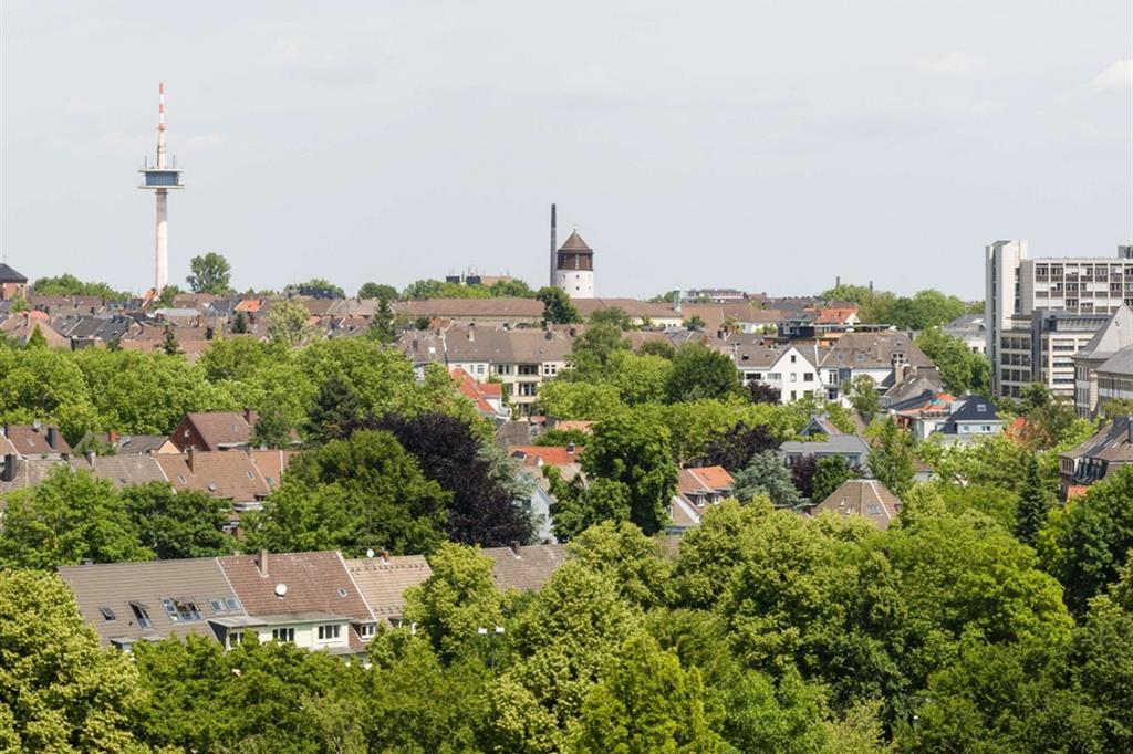 Una veduta della città di Essen, in Germania