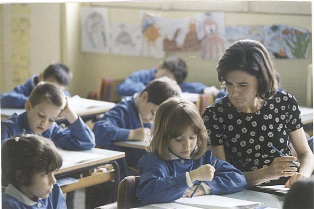 Una classe di una scuola primaria, anni 2000