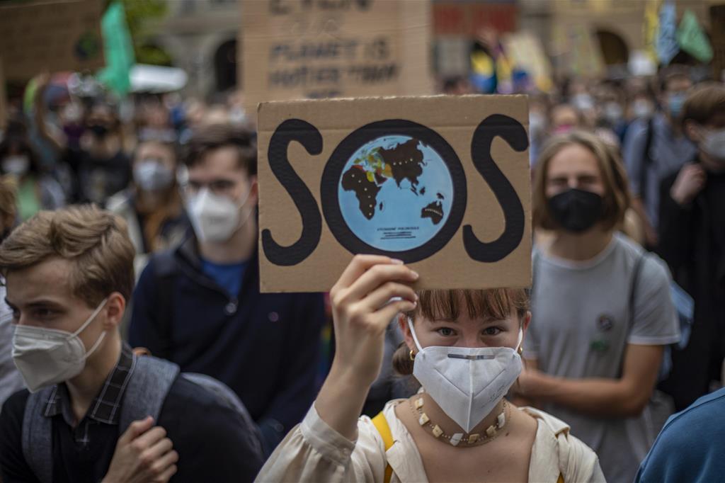 Giovani allo sciopero globale per il clima del 24 settembre 2021