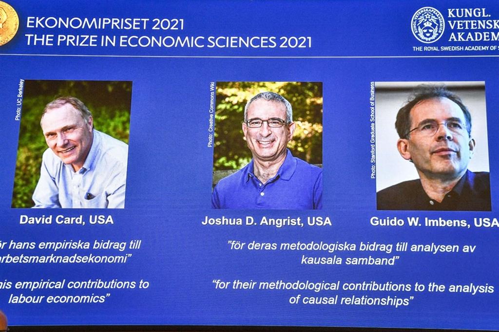 Nobel per l'Economia 2021, premiati tre economisti americani