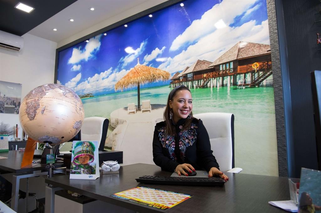 L'operatrice turistica Lorena Cianniello, tra i lavoratori autonomi aiutati dal programma di Fastweb