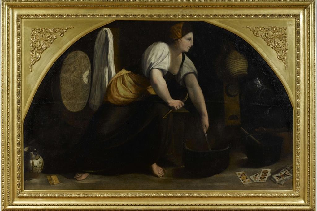 Dosso e Battista Dossi, “La strega” (XVI secolo), opera esposta nella mostra “Natura, ombra e bellezza” a Mantova