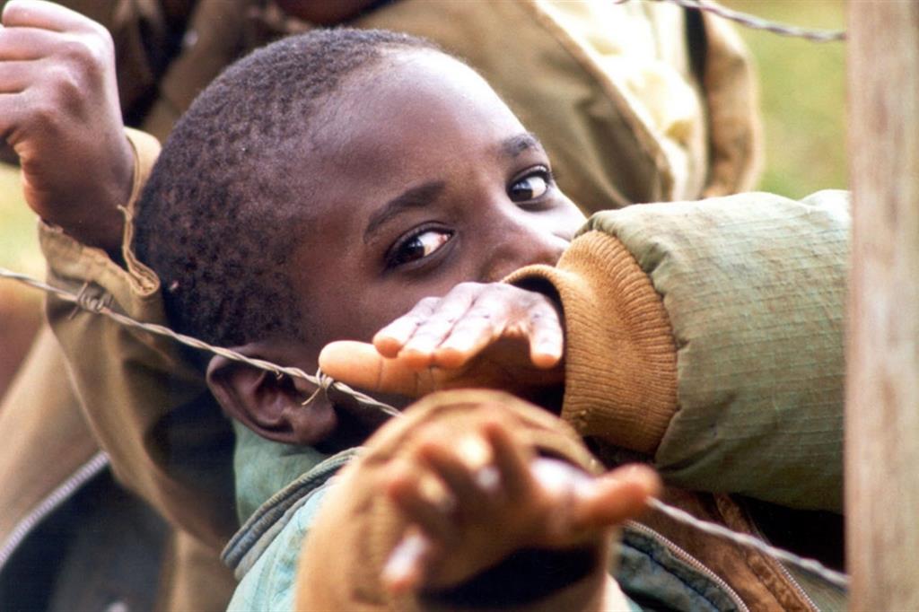 Un campo profughi in Ruanda