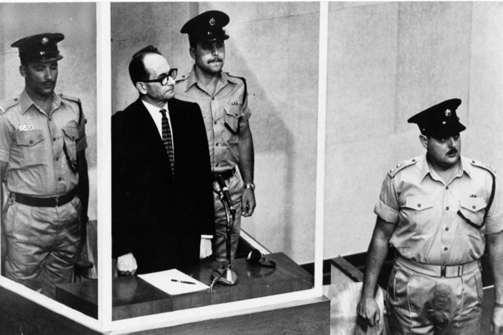 Adolf Eichmann a processo, a Gerusalemme nel 1961