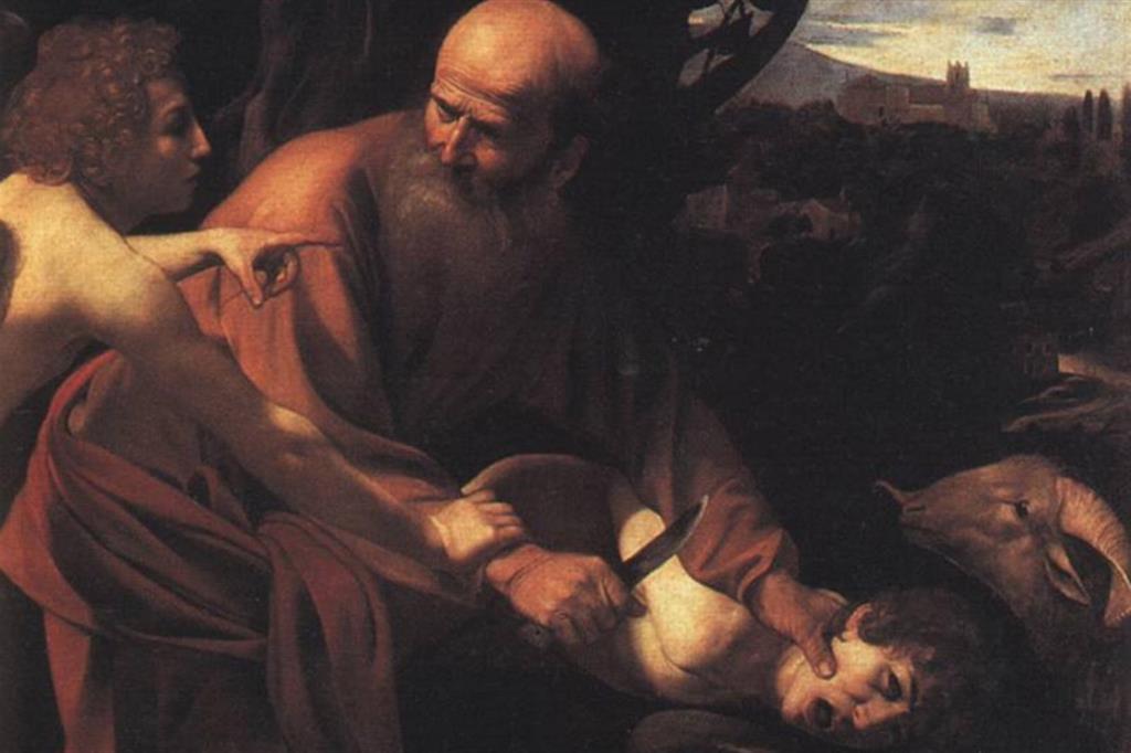 Caravaggio: "Sacrificio di Isacco" (1603) - Galleria degli Uffizi