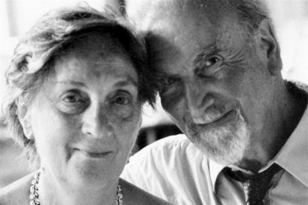 Eugenio Corti con la moglie Vanda