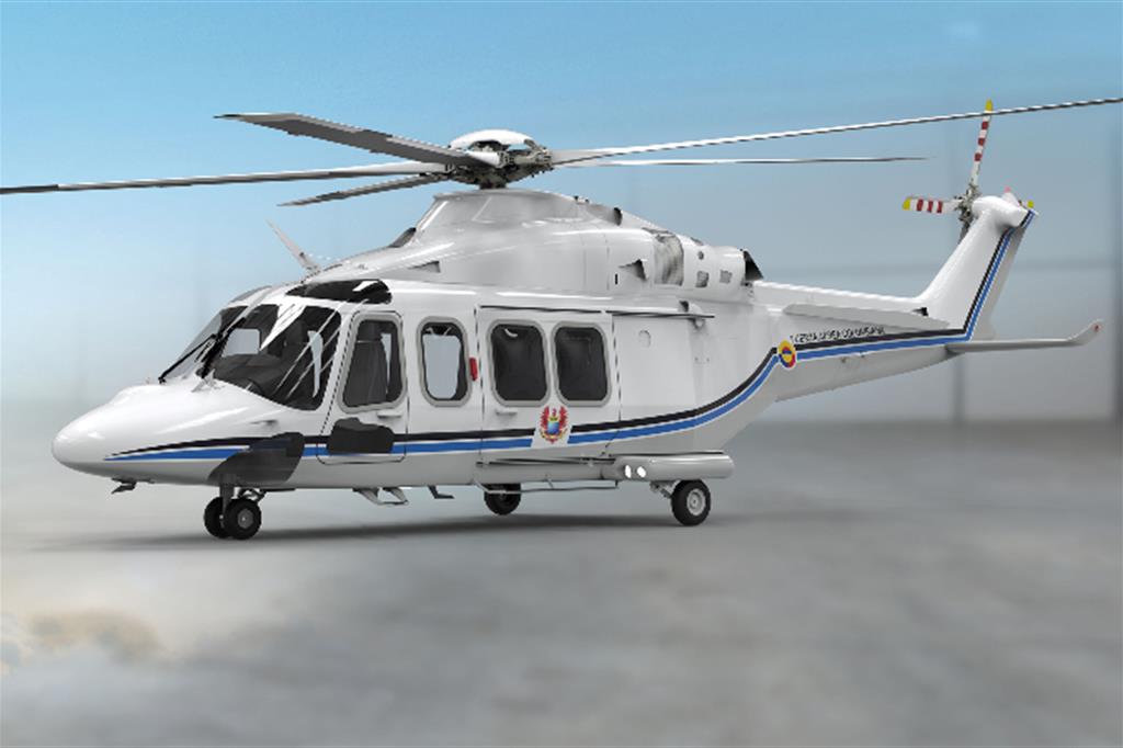 L'AW139, per il presidente della Repubblica della Colombia