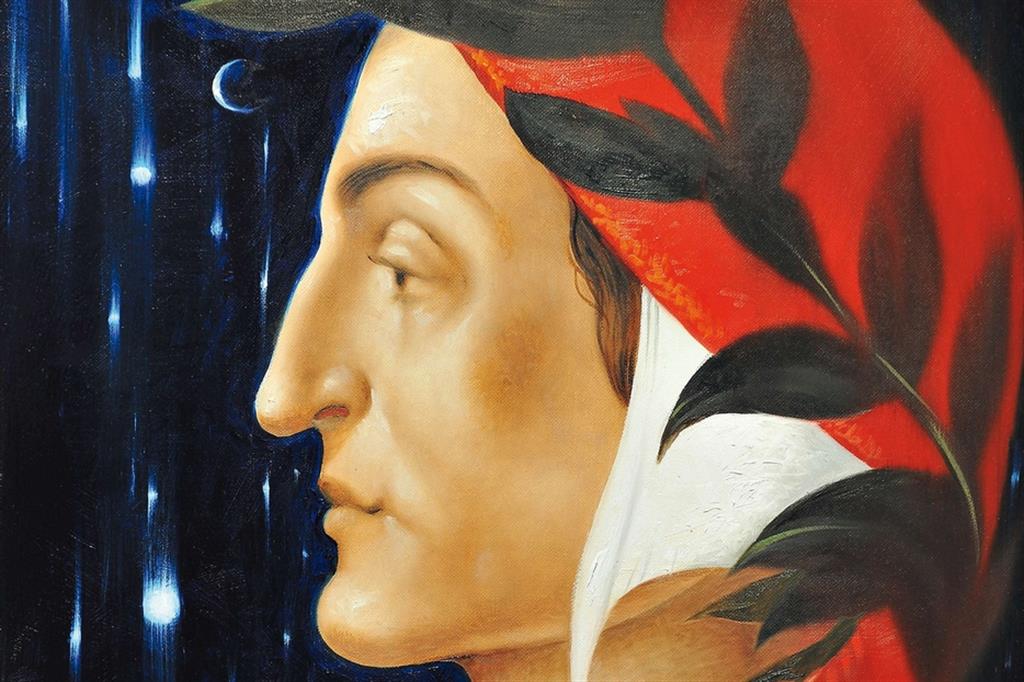 Omar Galliani, “De Sidus (da Sandro Botticelli)”, 2021, particolare. Opera realizzata per “Luoghi dell’Infinito”