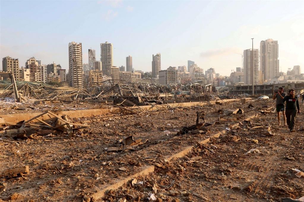 Beirut devastata dall'esposione del 4 agosto 2020