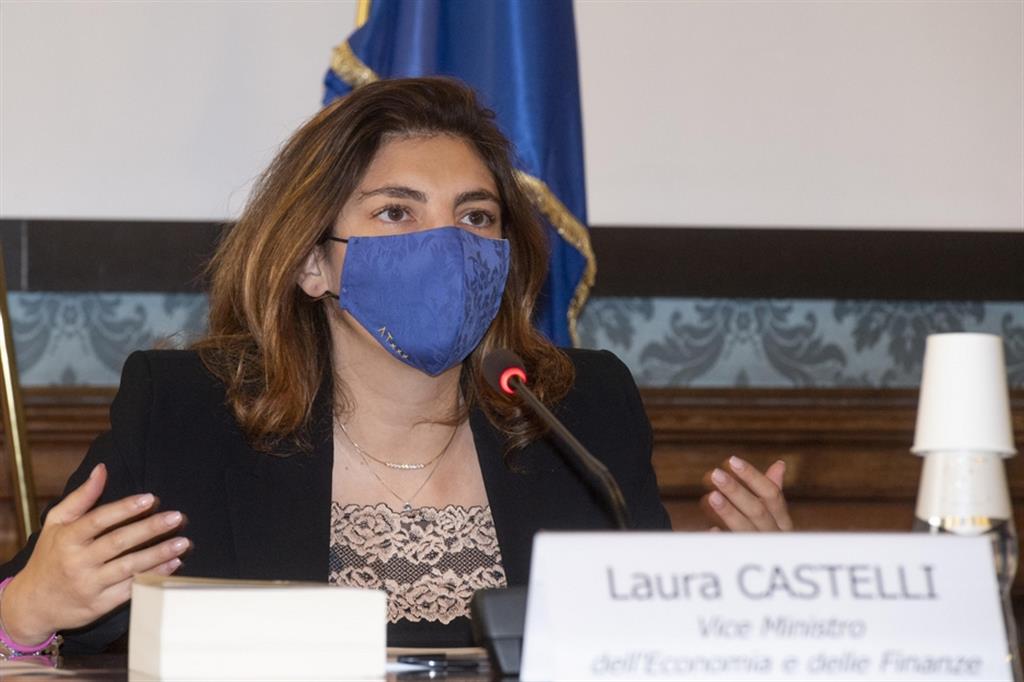 La vice ministro dell'Economia, Laura Castelli