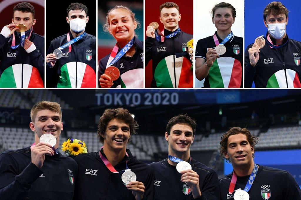 Tutti gli azzurri medagliati sinora a Tokyo 2020: nove podi e nono posto in classifica