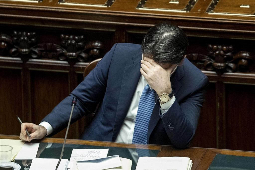 Il presidente del Consiglio Giuseppe Conte, che oggi rassegnerà le sue dimissioni nelle mani del capo dello Stato Sergio Mattarella