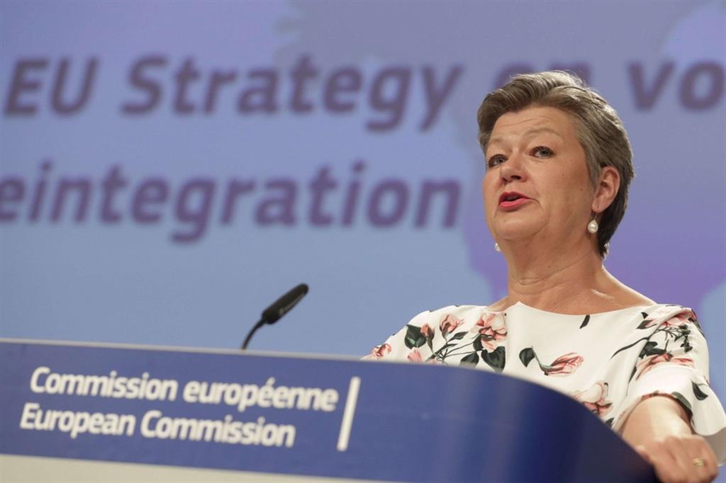 Ylva Johansson, commissaria europea per gli Affari interni e la Migrazione