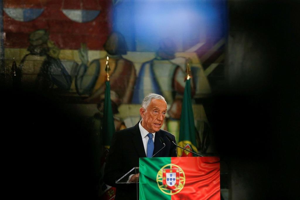 Il presidente portoghese, Marcelo Rebelo de Sousa