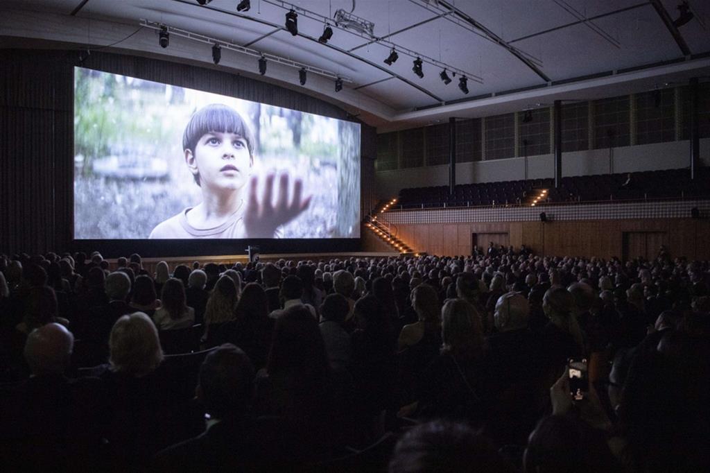 Una proiezione al Festival del cinema di Zurigo