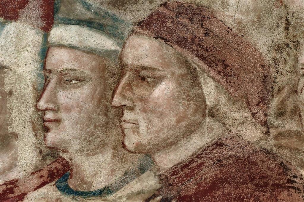 Il più antico ritratto di Dante che si trova all'interno della decorazione della Cappella della Maddalena, realizzata da Giotto e dalla sua scuola tra il 1321 e il 1337 circa, al primo piano del Palazzo del Bargello a Firenze