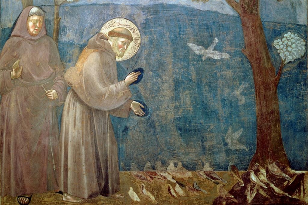 Giotto, “Predica di San Francesco agli uccelli”