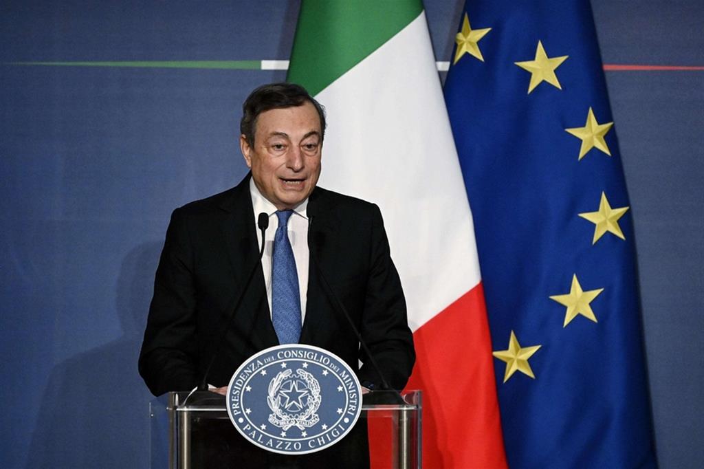 Il premier Mario Draghi ha tenuto stamani la conferenza stampa di fine anno