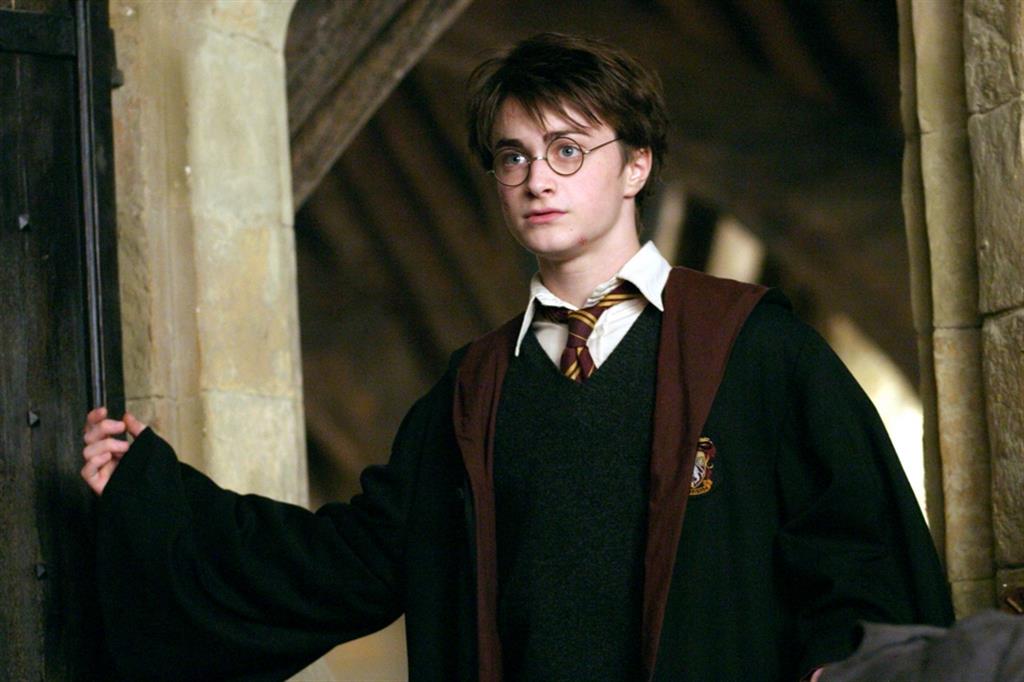 Daniel Radcliffe interpreta Harry Potter in una foto di scena del film "Harry Potter e il prigioniero di Azkaban"