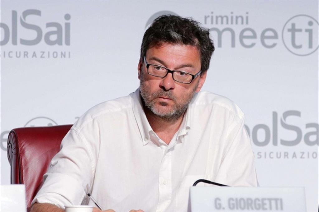 Il ministro dello Sviluppo economico Giancarlo Giorgetti