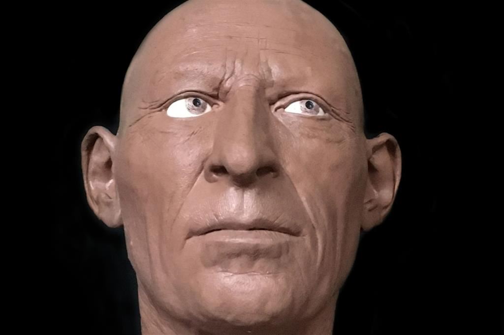 Il volto ricostruito in 3D di Sant'Ambrogio