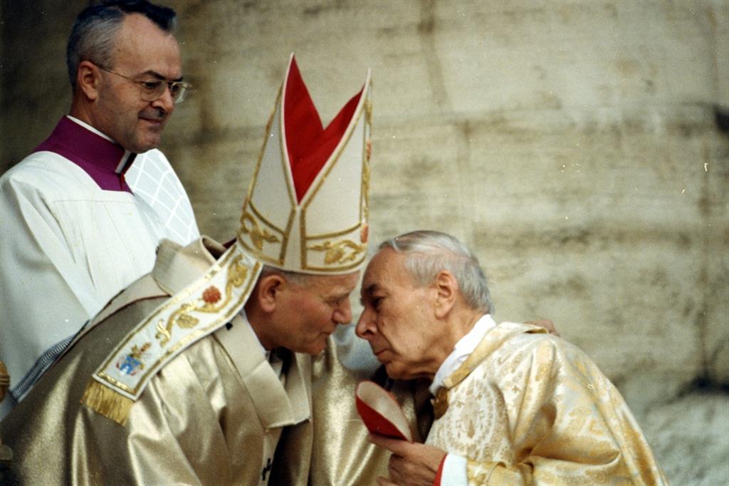 Giovanni Paolo II con il cardinale Stefan Wyszynski