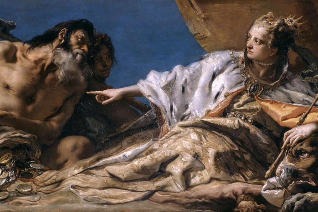 Giambattista Tiepolo, "Venezia riceve da Nettuno le ricchezze del mare”