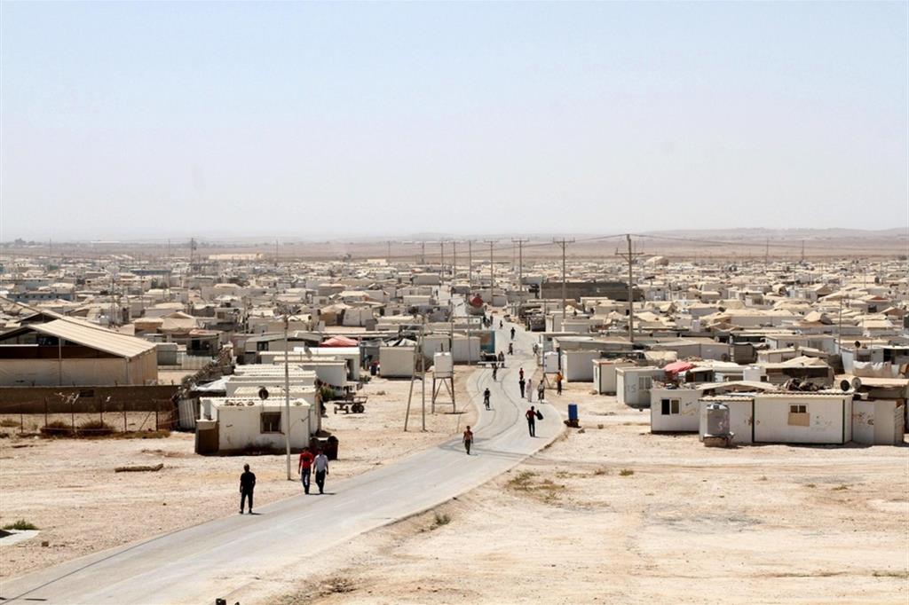 Il campo profughi di Zatary in Giordania